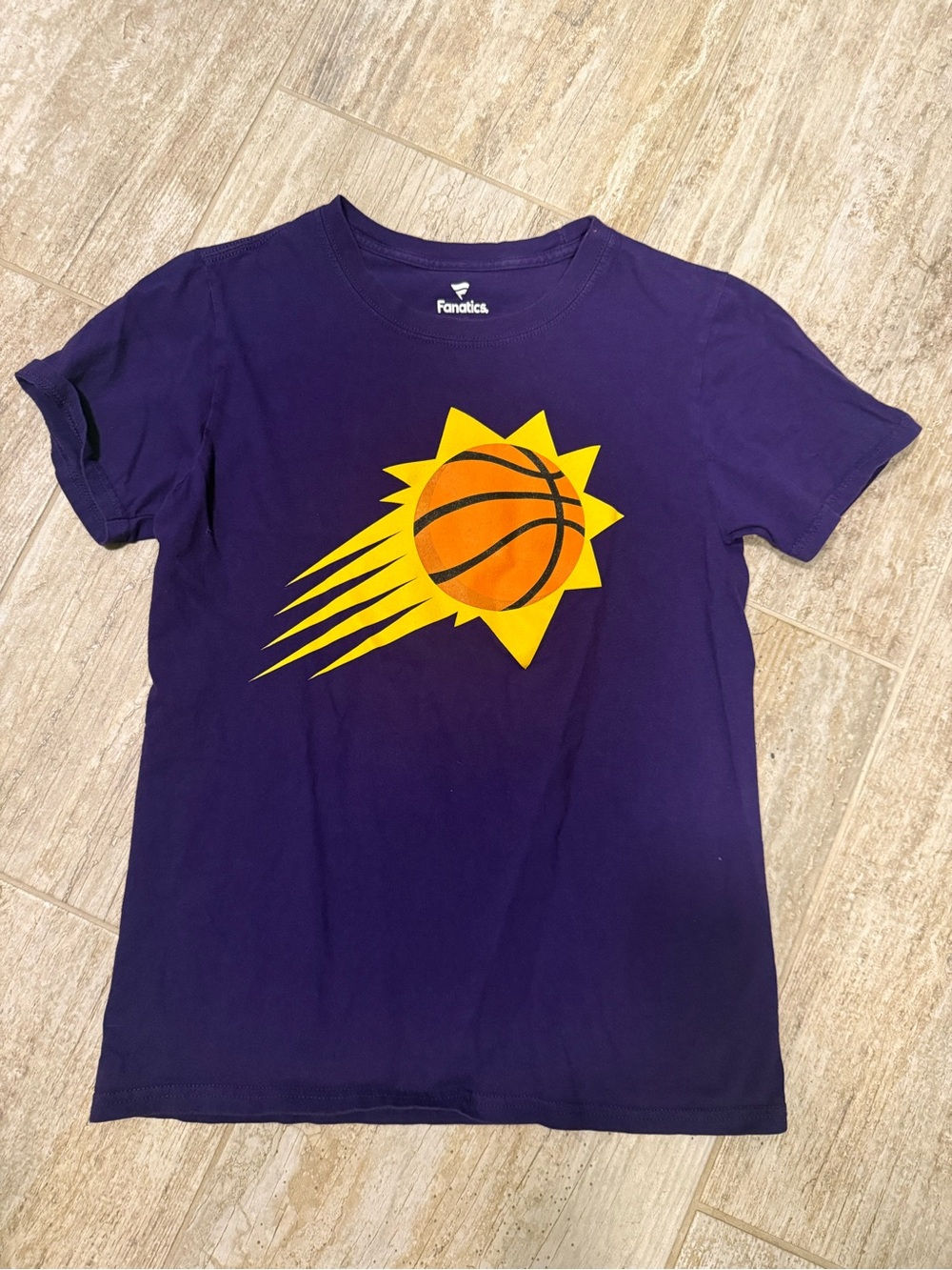 Fanatics Purple Phoenix Suns Booker Basketball Graphic Tee
